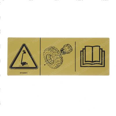 Picture of Decal - Tipover Tires Symb