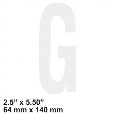 Picture of Decal - G White
