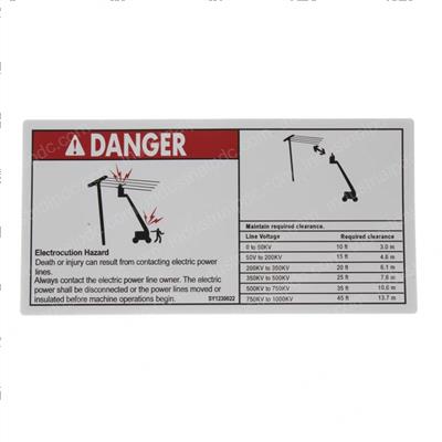 Picture of Decal - Danger Elect Hazard