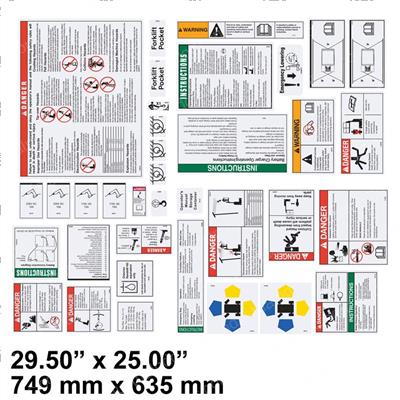Picture of Decal Kit-Safety/Instr-Words