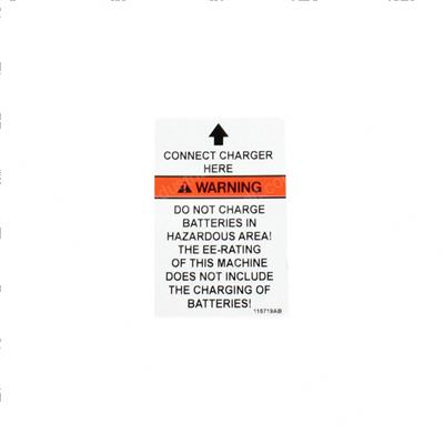 Picture of Decal - Connect Charger Here Ee