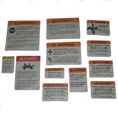 Picture of Label + Decal Pe 6535 Kit