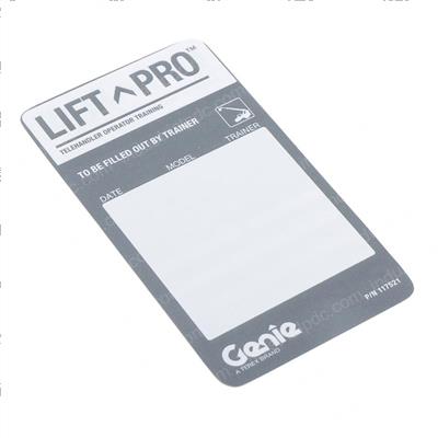 Picture of Card Telehandler Operator