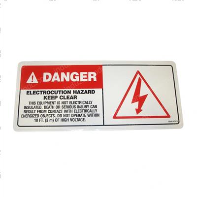 Picture of Decal Electrocution Hazardgb