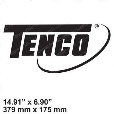 Picture of Decal - Tenco Logo Black 15x7