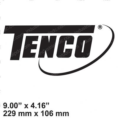 Picture of Decal - Tenco Logo Black 9x4