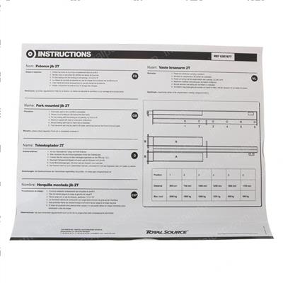 Picture of Decal - Klever Vaste Kraanarm 2