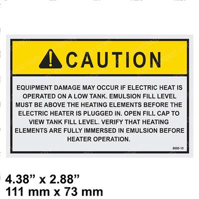 Picture of Decal - Caution