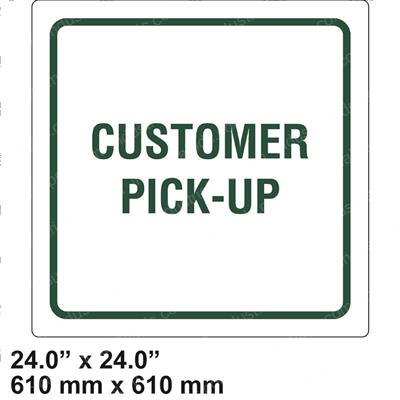 Picture of Yard Sign - Customer Pick Up
