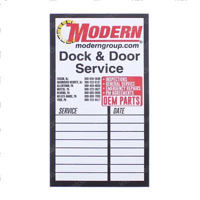 Picture of Decal - Dock  Door Service