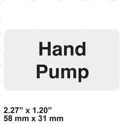 Picture of Decal- Hand Pump