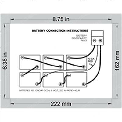 Picture of Decal Battery Connectz45dc