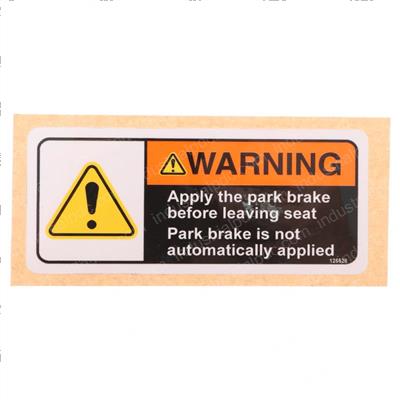 Picture of Decal Apply Park Brake