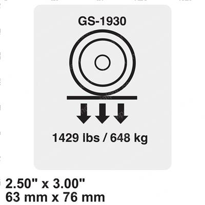 Picture of Decallabelwheel Load1930par