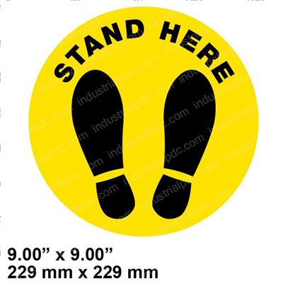 Picture of Decal - Stand Here
