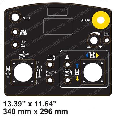Picture of Decal - Platform Control Panel