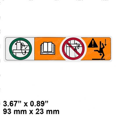 Picture of Decal - Falling Hazard