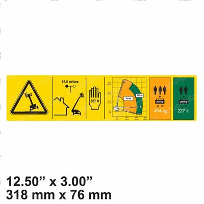 Picture of Decal - Inst Plat Cap 60xsym