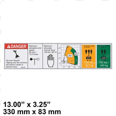 Picture of Decal Inst Plat Cap 60xc Word