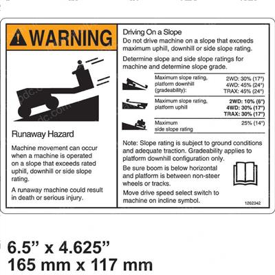 Picture of Decal - Slope Rating S60