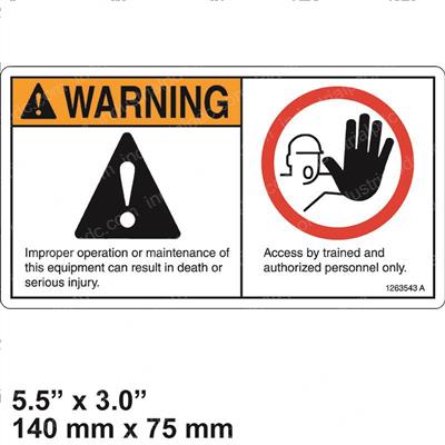 Picture of Decal Compartment Access