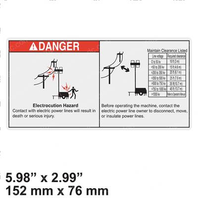 Picture of Decal - Danger High Voltage