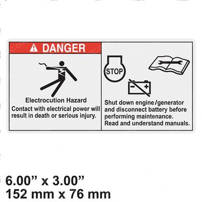 Picture of Decal - Danger Hazard Voltage