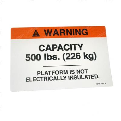 Picture of Decal - 500 Lb Capacity