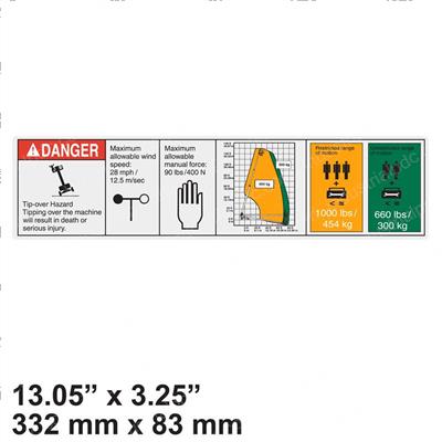 Picture of Decal - Inst Plat Cap Sx125