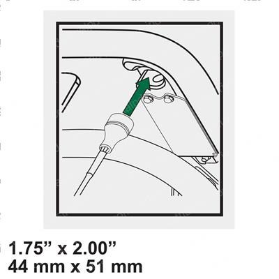 Picture of Decal Instruction Actuator Swi