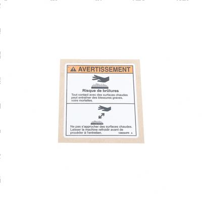 Picture of Decal, Burn Hazard, 2 Panel,