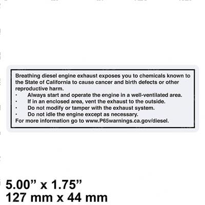 Picture of Decal - D.e.f. Prop 65