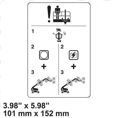 Picture of Decal - Emergency Lowering