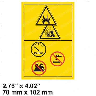 Picture of Decal - Accumulator Explosion