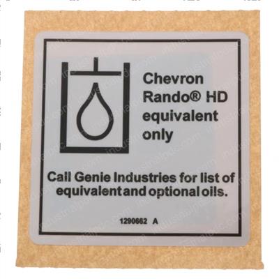 Picture of Decal, Label - Chevron Rando,
