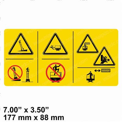 Picture of Decal,tip-Over,crush, Gs-1330m