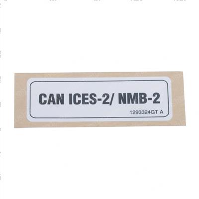 Picture of Decal, Ices-2/Can-2 Compliance