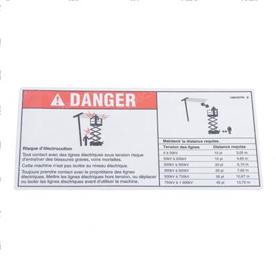 Picture of Decal,danger,elec