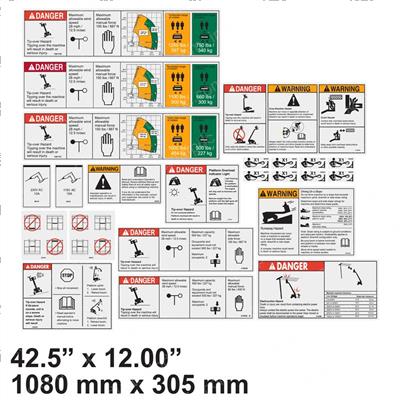 Picture of Decal Kit,s60/65 Plat