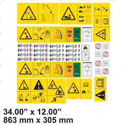 Picture of Decal Kit,plat S-60/65