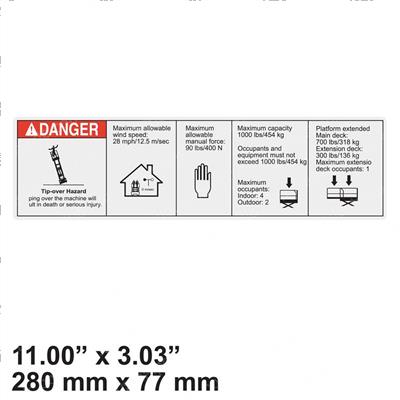 Picture of Decal - Danger Max Cap and Tip