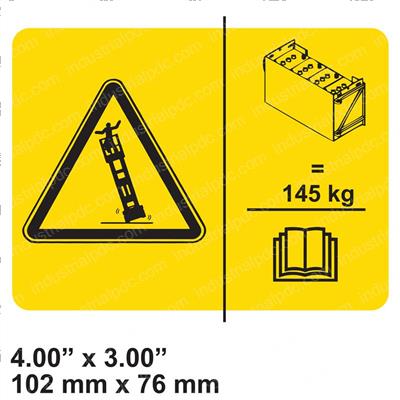 Picture of Decal - Danger Tip-Over