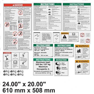 Picture of Decal Kit,plat Z-40,word
