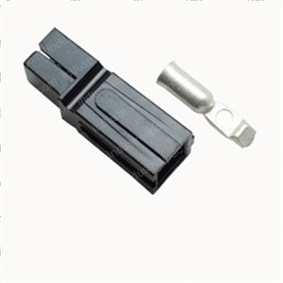 Picture of Connector - Single Black 75 Amp