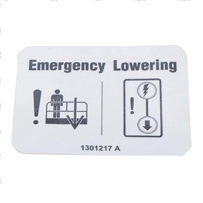 Picture of Decal, Emergency Lowering,