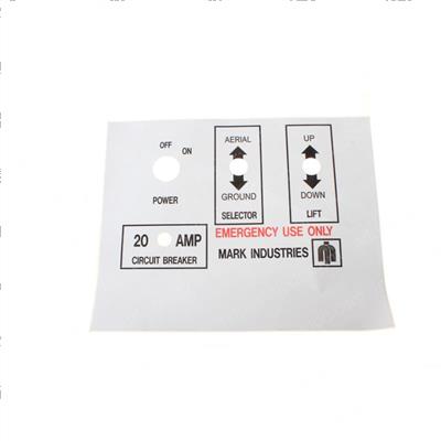 Picture of Decal - Ground Control Box