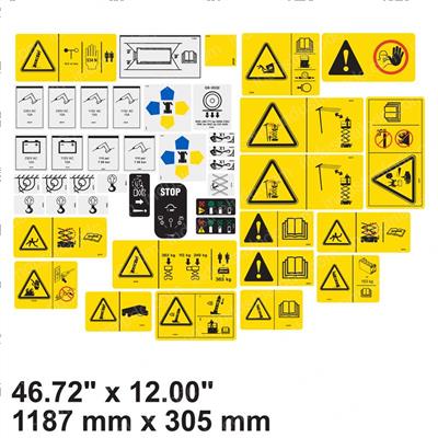 Picture of Decal Kit,comp Sym,gs2032,ansi