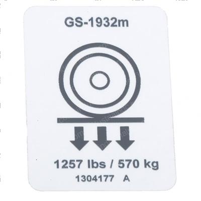 Picture of Decal,lable,wheel Load