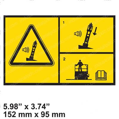 Picture of Decal - Tip Over Warning