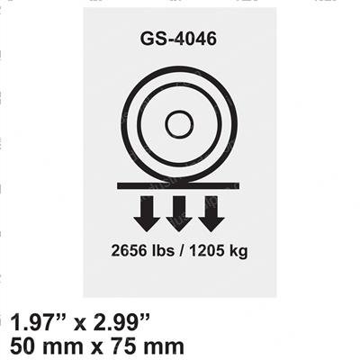 Picture of Decal - Wheel Load